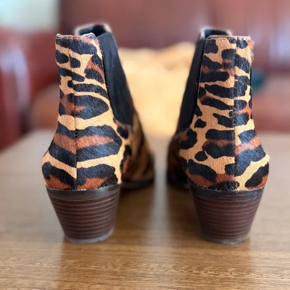 Sole Society Leopard-Print Booties - Picture 5 of 9